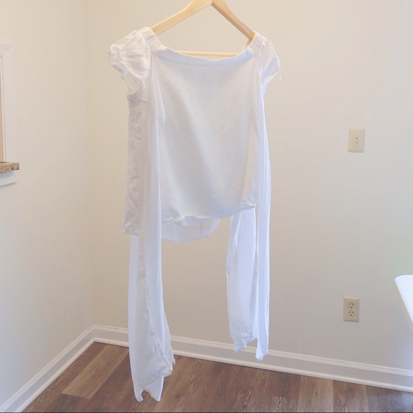 Nasty Gal Bow Tie Off The Shoulder Top - Picture 4 of 4